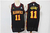 Hawks 11 Trae Young Black 2020 Swingman Jersey,baseball caps,new era cap wholesale,wholesale hats
